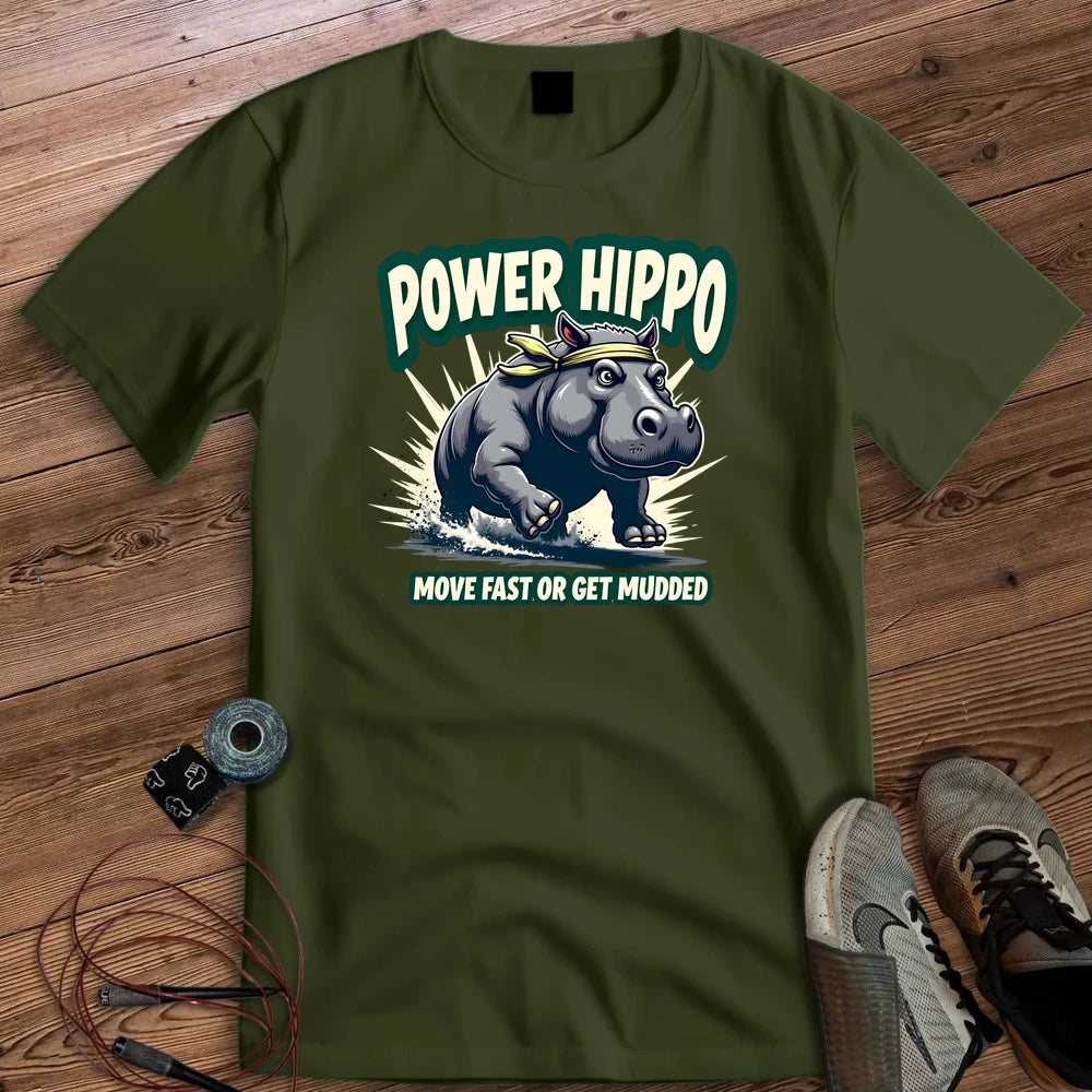 POWER HIPPO T-SHIRT