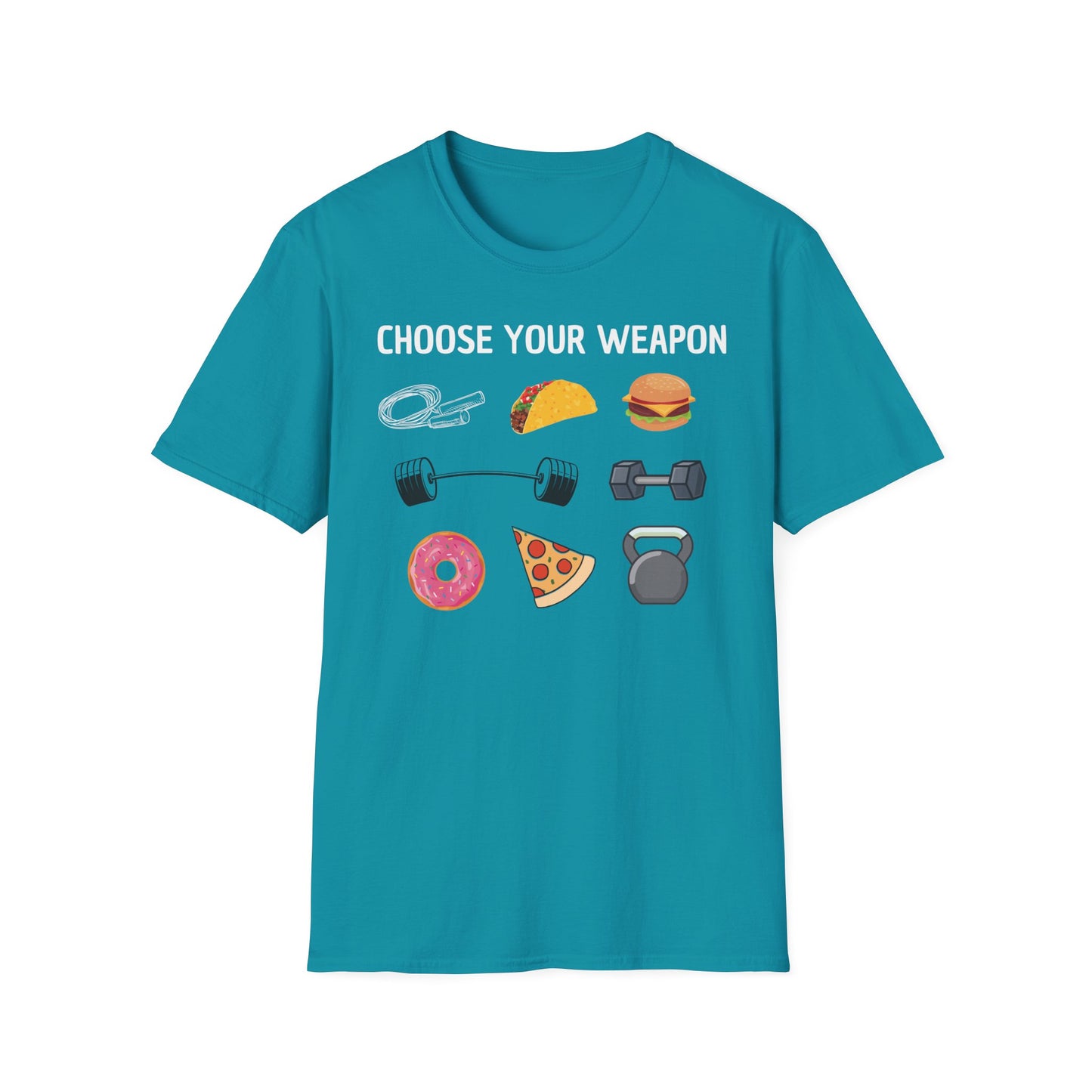 CHOOSE YOUR WEAPON T-SHIRT