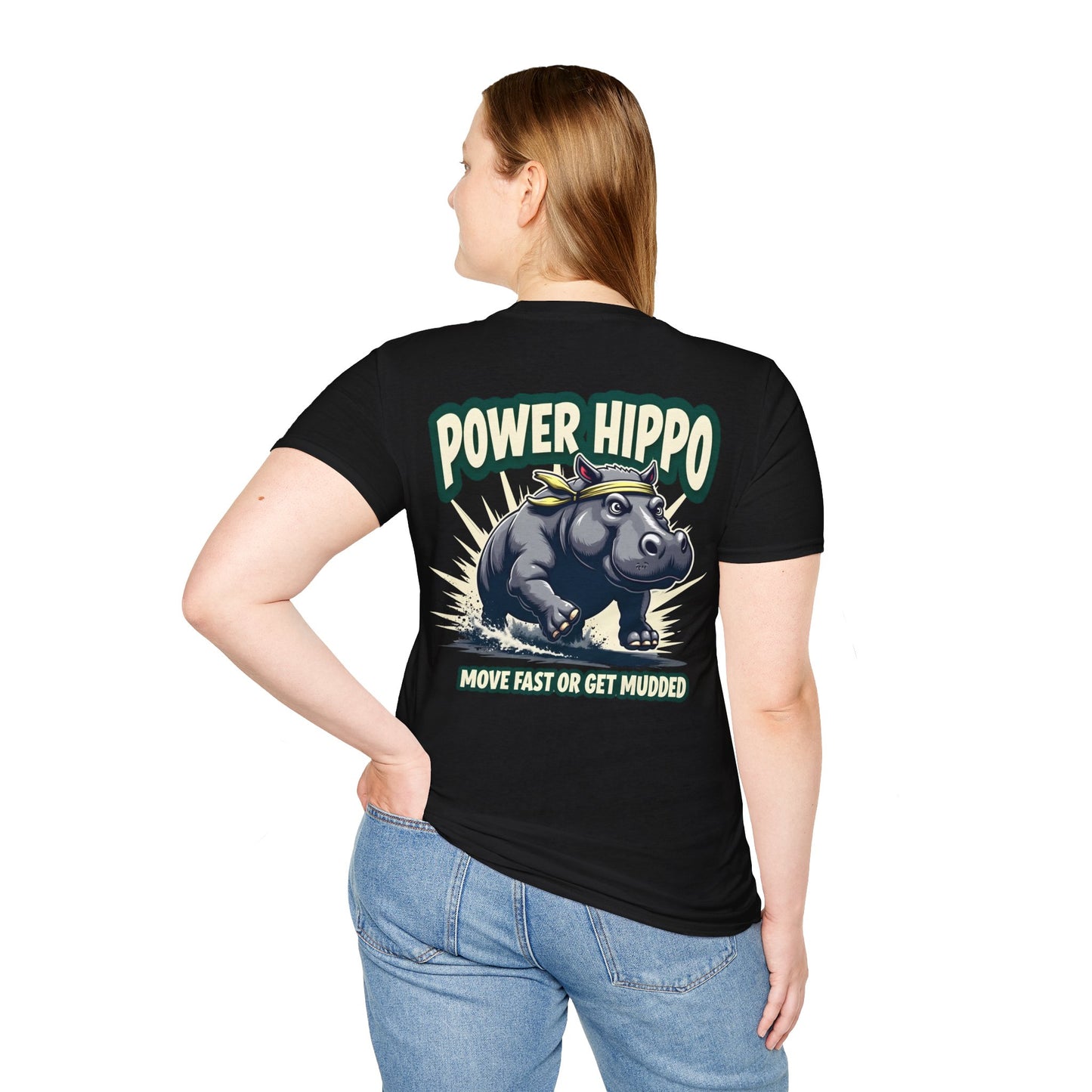 POWER HIPPO BACK T-SHIRT
