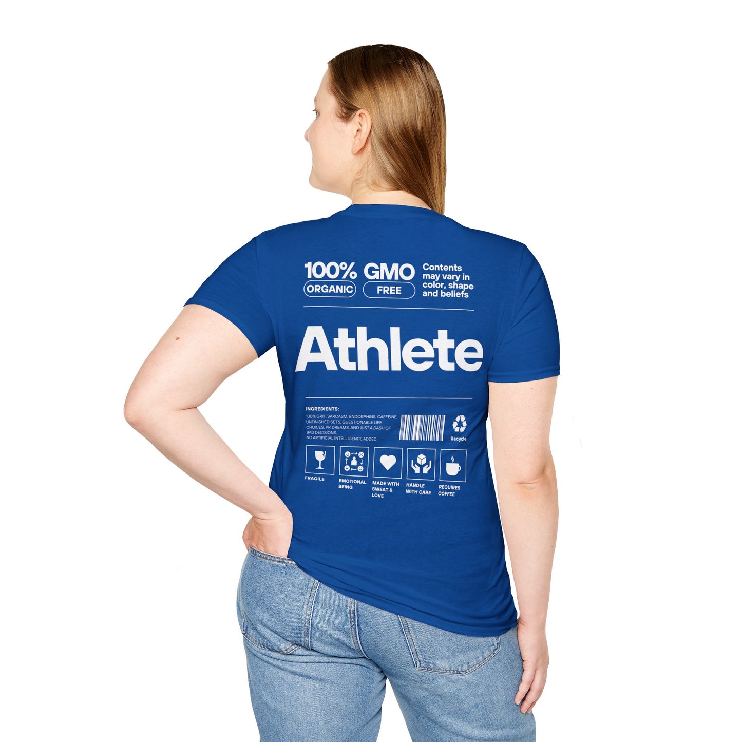 ATHLETE DESCRIPTION BACK T-SHIRT