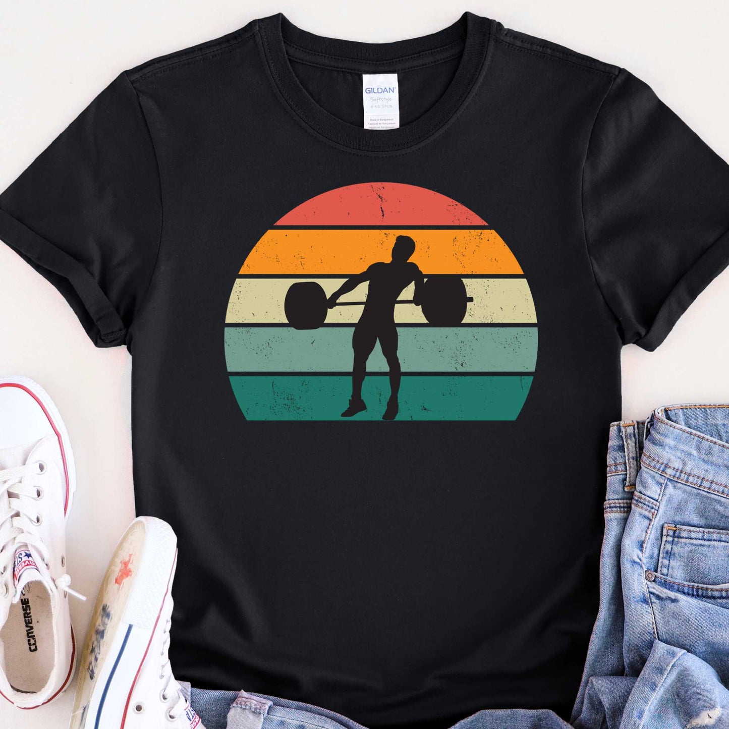 SUNSET LIFTER MAN T-SHIRT