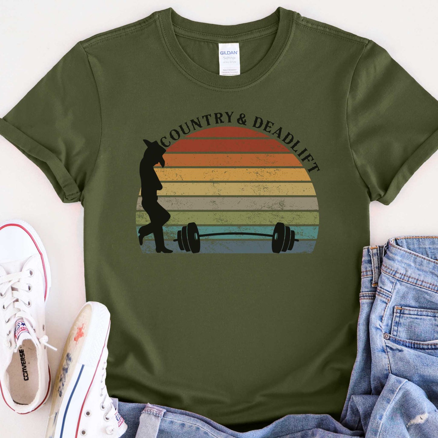 COUNTRY & DEADLIFT T-SHIRT