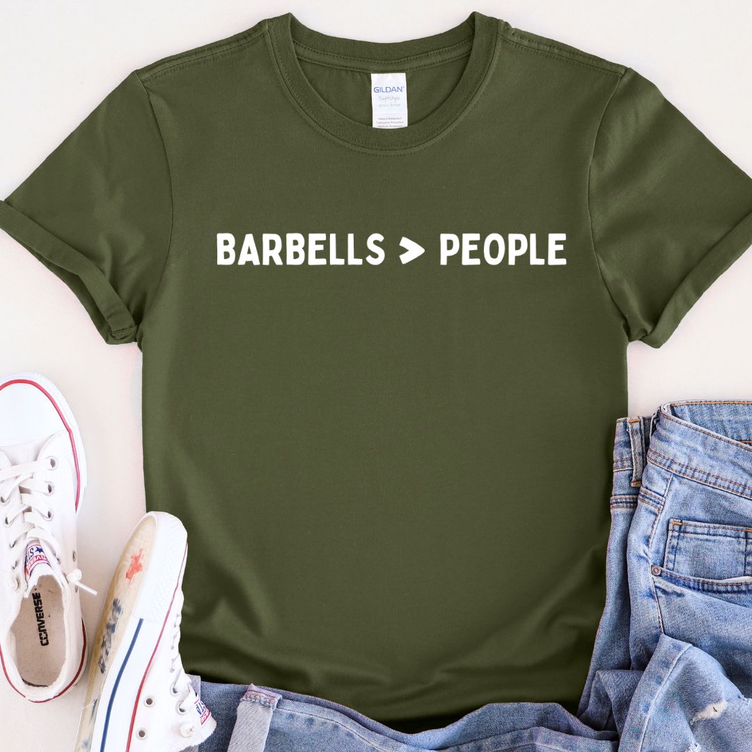 BARBELLS PEOPLE T-SHIRT