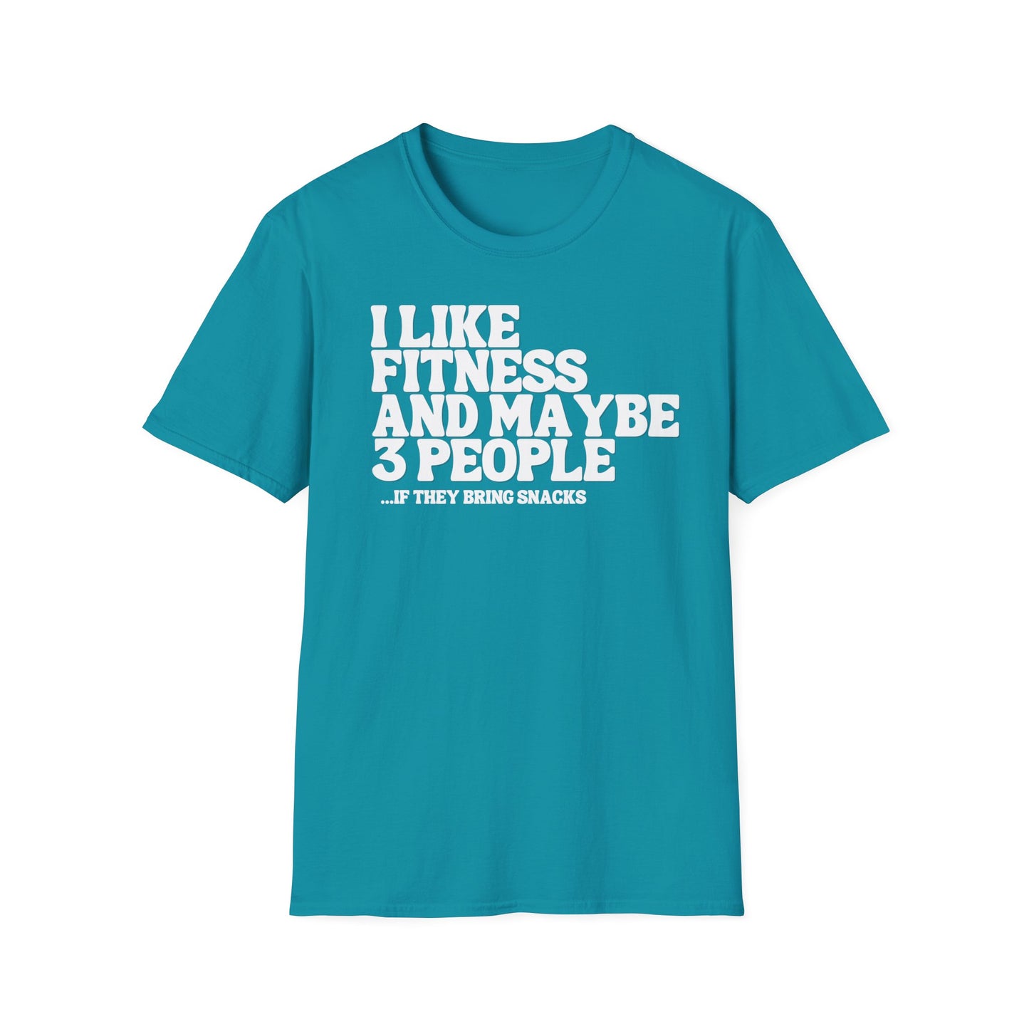 I LIKE FINESS AND SNACKS T-SHIRT