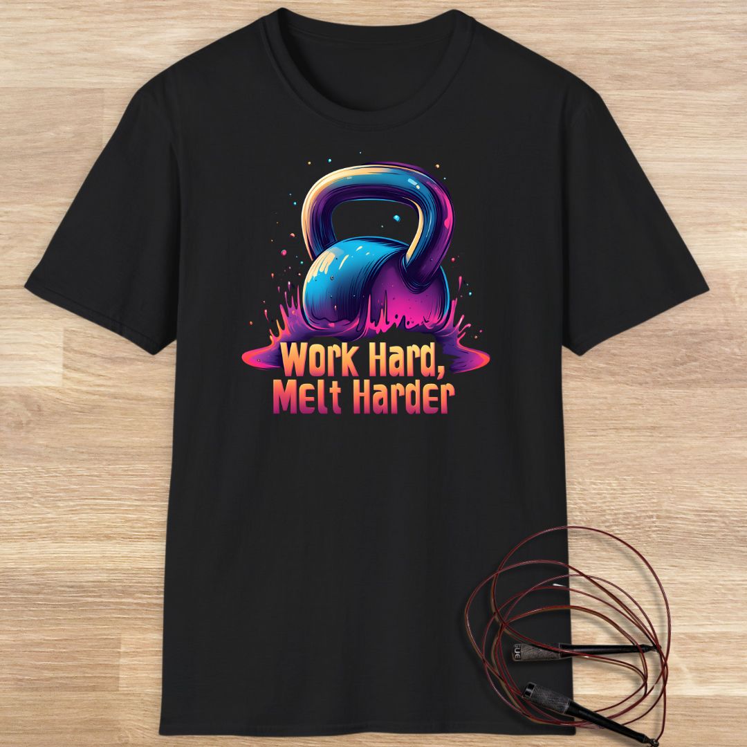 WORK HARD, MELT HARD T-SHIRT