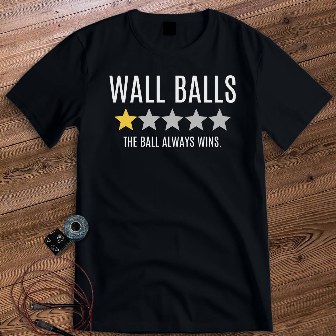 WALL BALLS REVIEW T-SHIRT