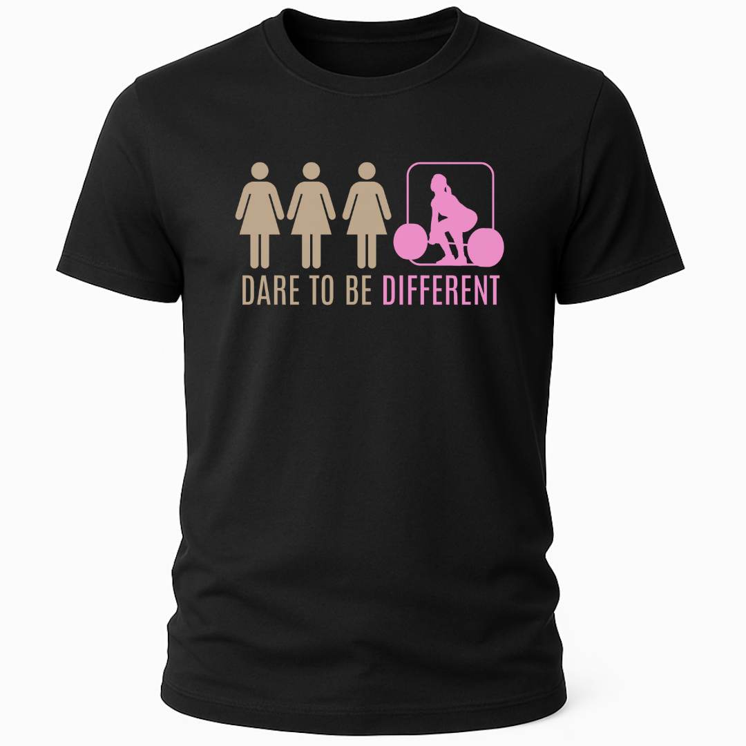 BE DIFFERENT DEADLIFT T-SHIRT