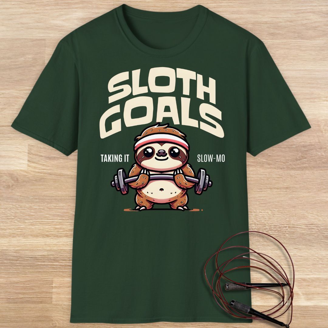 SLOTH GOALS T-SHIRT