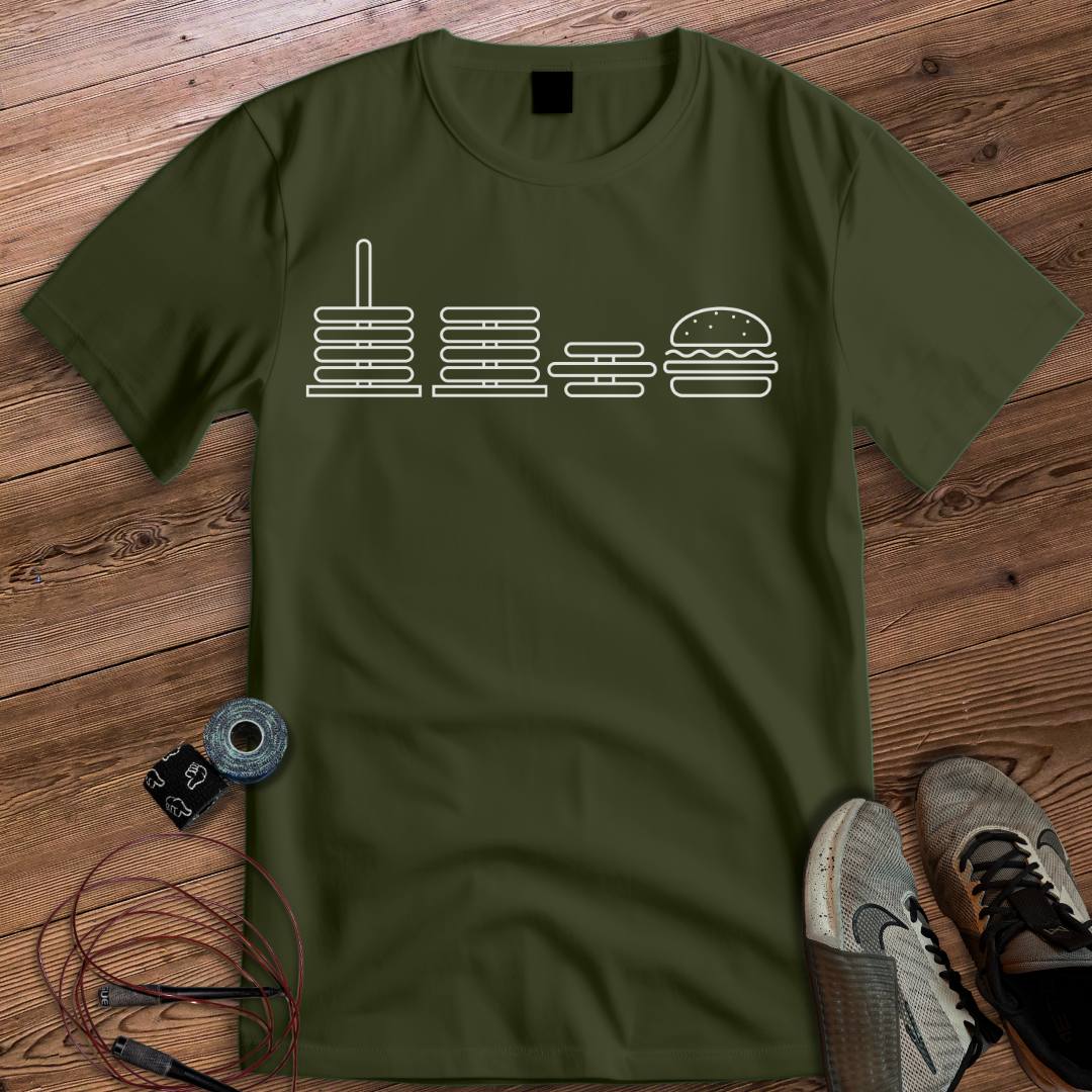PLATES & BURGERS T-SHIRT