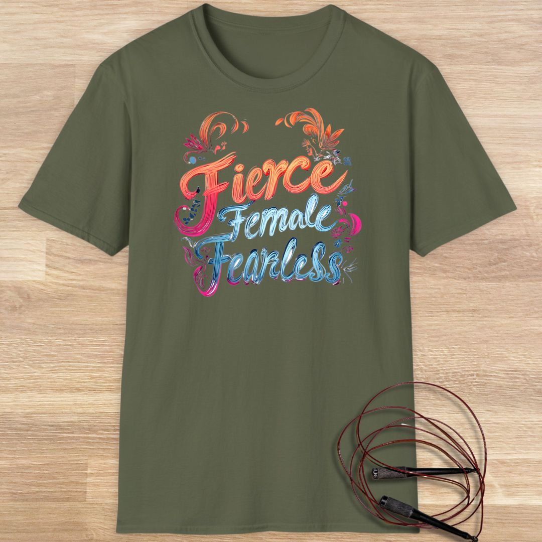 FIERCE FEMALE FEARLESS T-SHIRT