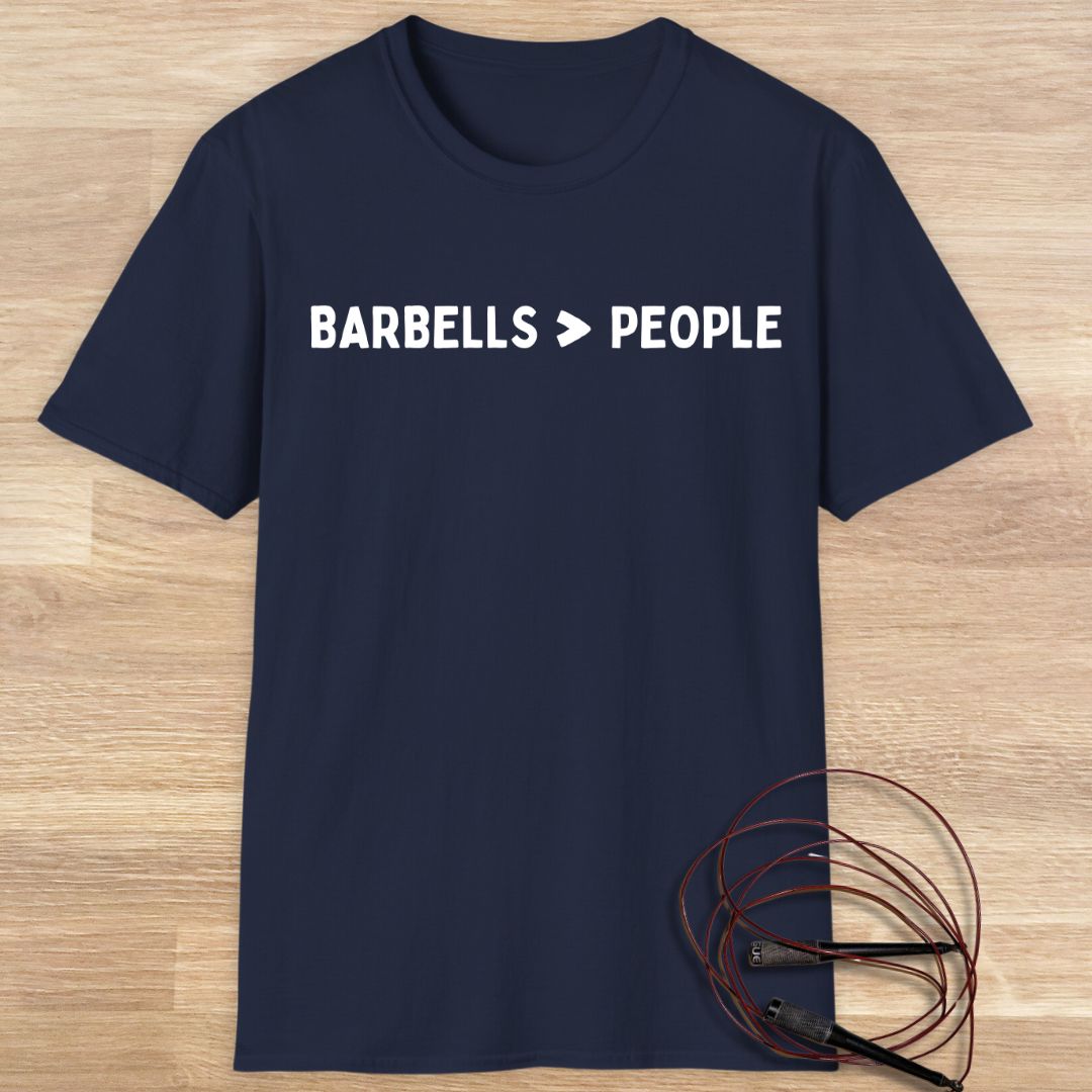 BARBELLS PEOPLE T-SHIRT