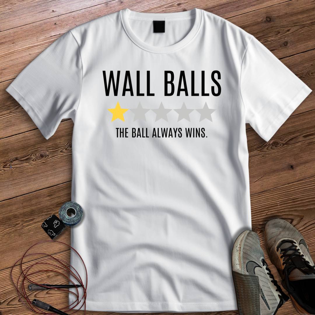 WALL BALLS REVIEW T-SHIRT