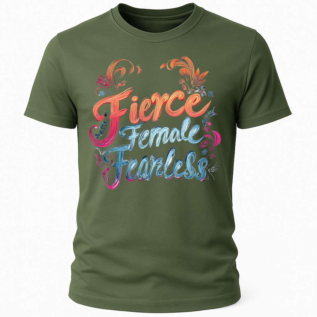 FIERCE FEMALE FEARLESS T-SHIRT