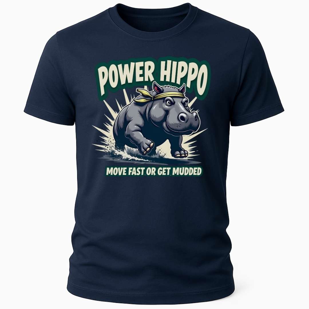 POWER HIPPO T-SHIRT