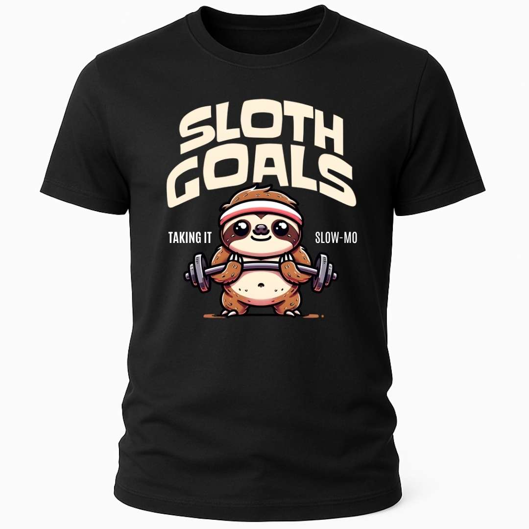 SLOTH GOALS T-SHIRT