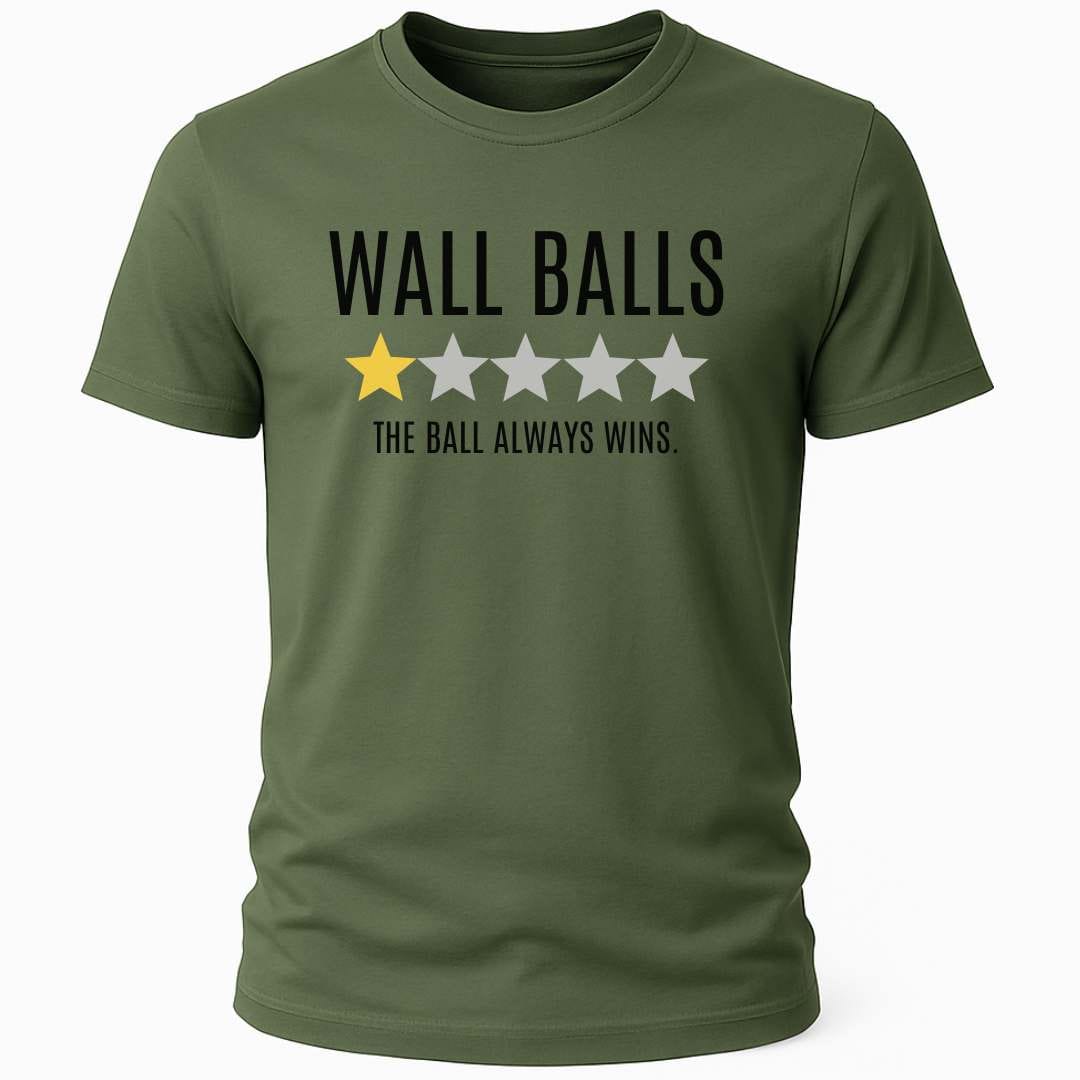 WALL BALLS REVIEW T-SHIRT