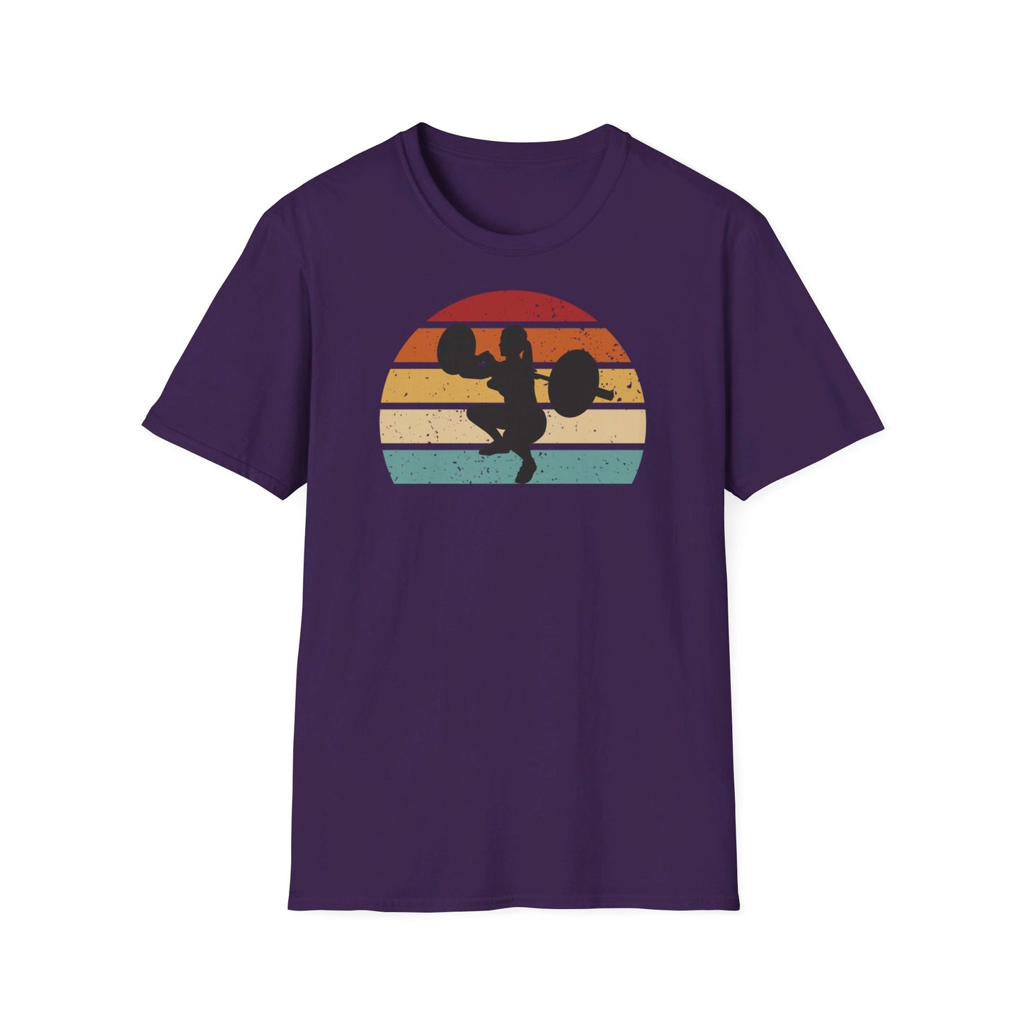 RETRO FRONT SQUAT KVINNA T-SHIRT