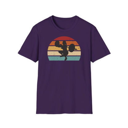 RETRO FRONT SQUAT KVINNA T-SHIRT