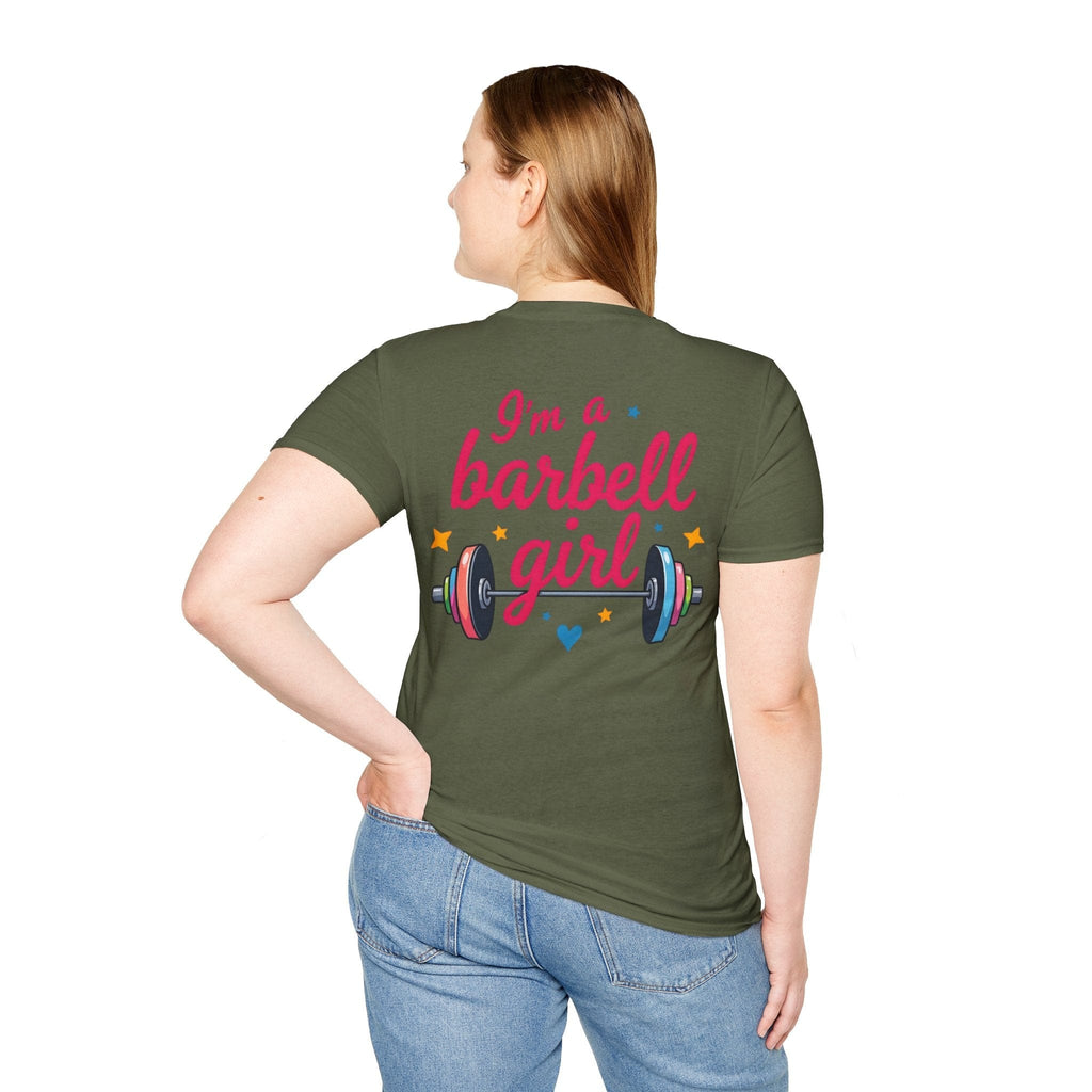 BARBELL GIRL BACK T-SHIRT