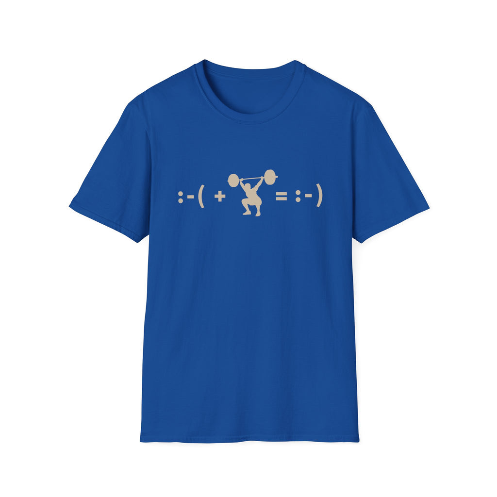 MAN LIFTING MATH T-SHIRT