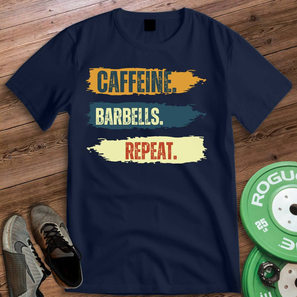 CAFFEINE BARBELLS T-SHIRT