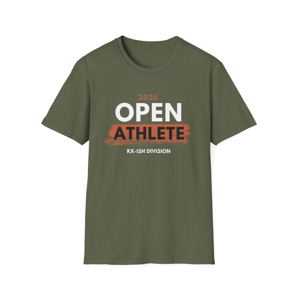OPEN ATHLETE RX-ISH DIVISION RED T-SHIRT