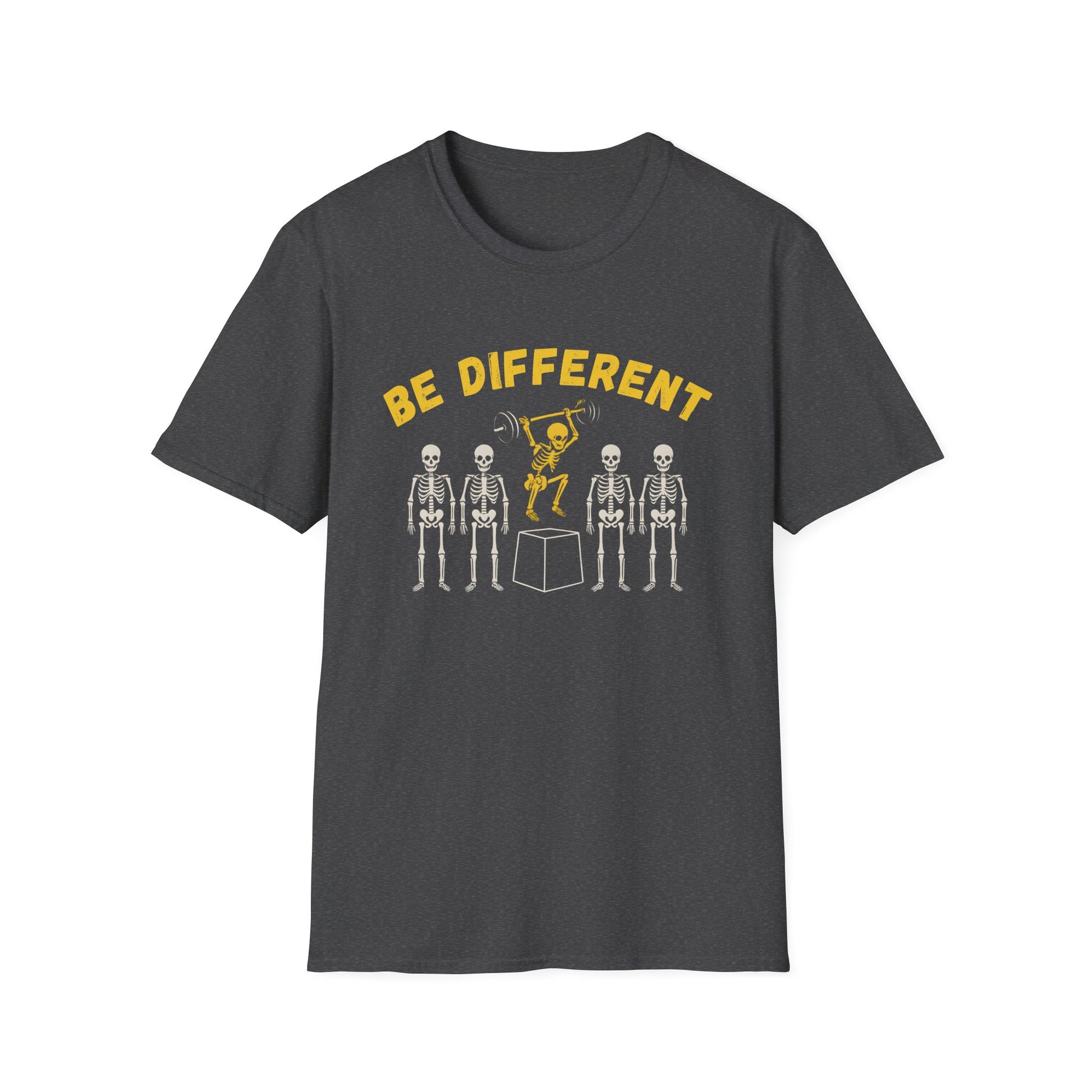 BE DIFFERENT SKELETON T-SHIRT