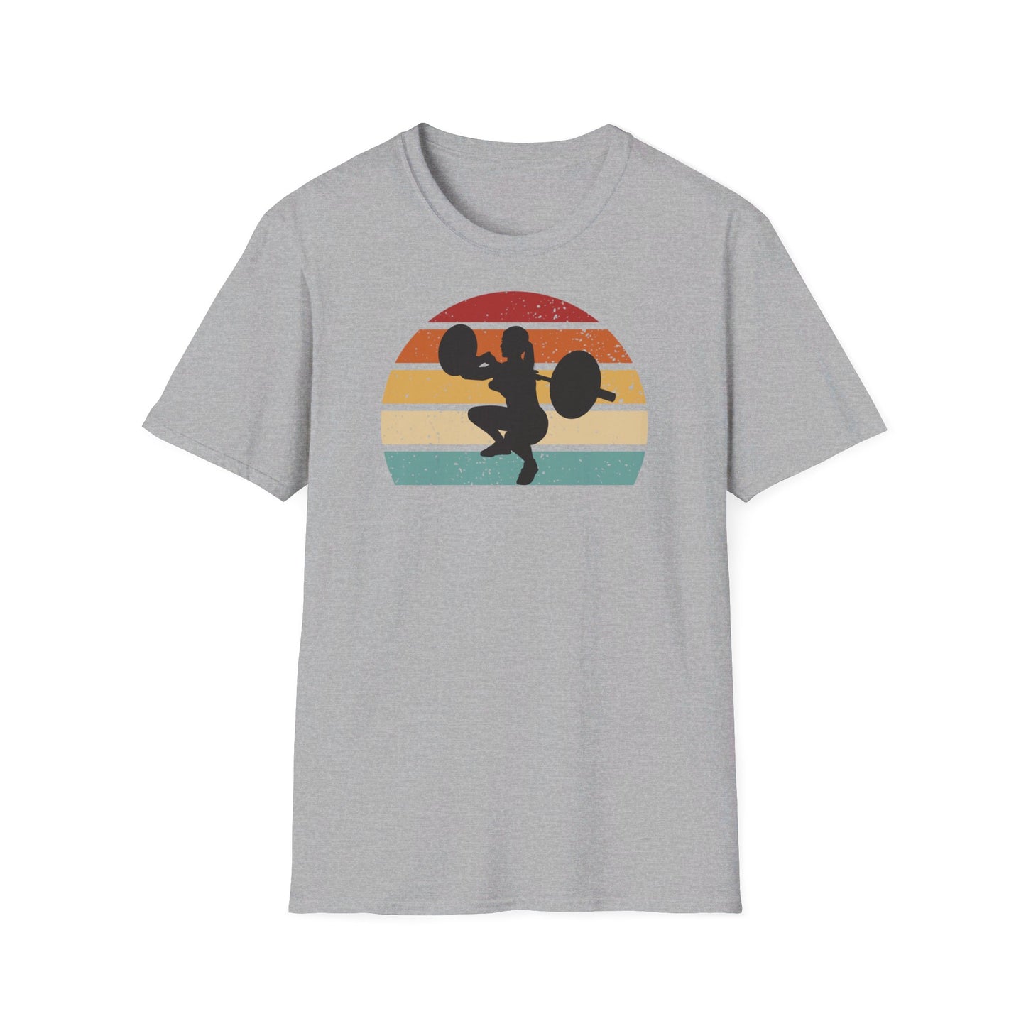 RETRO FRONT SQUAT KVINNA T-SHIRT