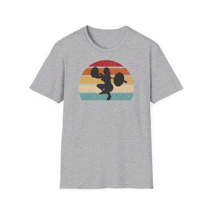 RETRO FRONT SQUAT KVINNA T-SHIRT
