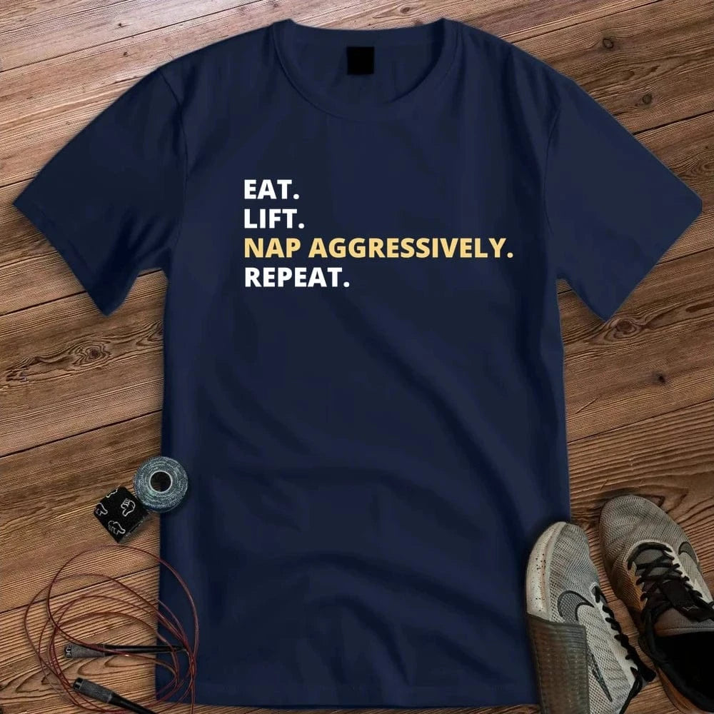 NAP AGGRESSIVELY T-SHIRT