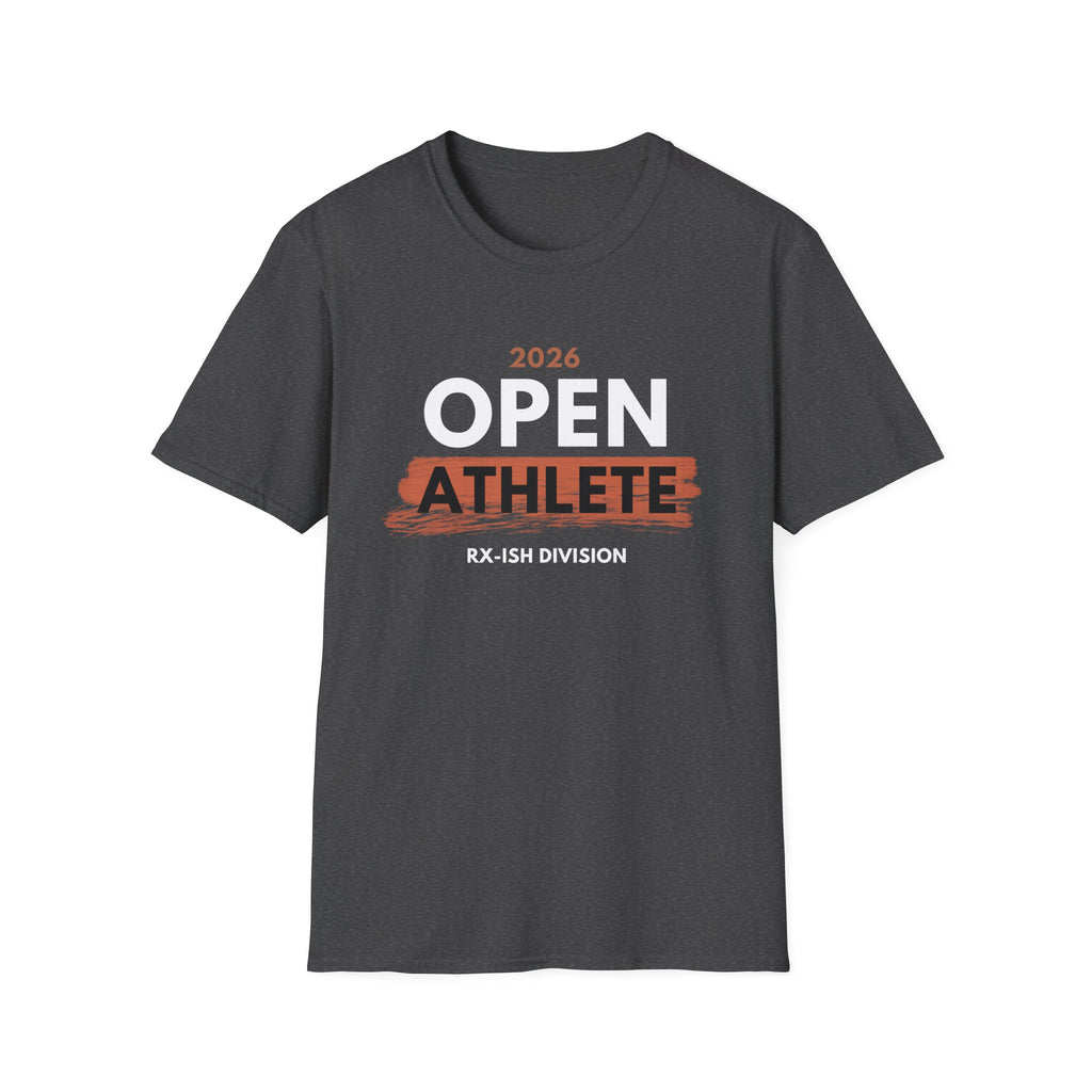 OPEN ATHLETE RX-ISH DIVISION RED T-SHIRT