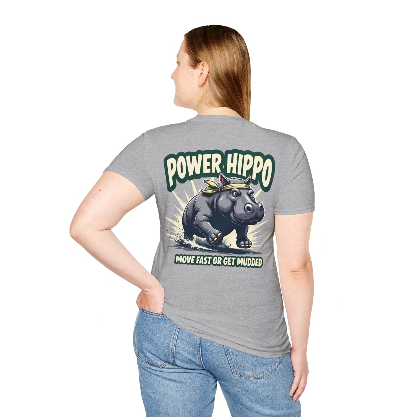 POWER HIPPO BACK T-SHIRT
