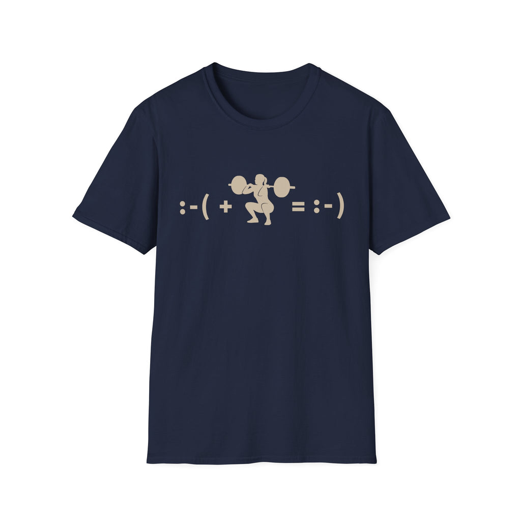 WOMAN LIFTING MATH T-SHIRT