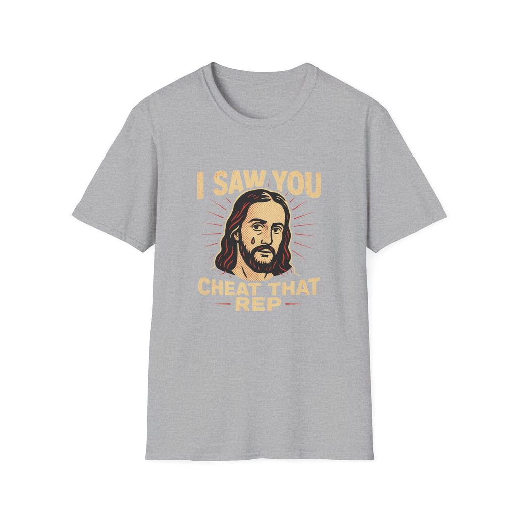 JESUS CHEAT THAT REP T-SHIRT