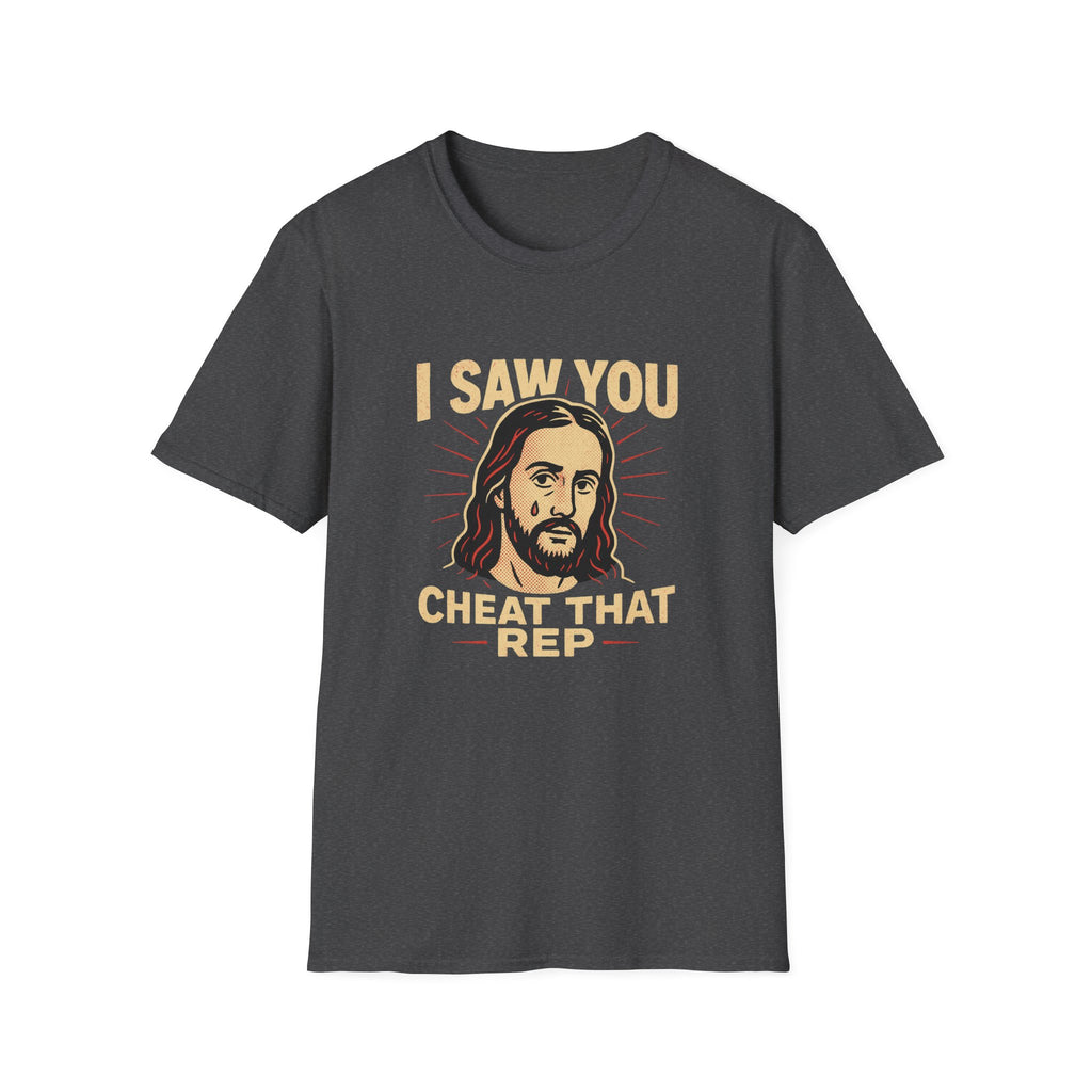 JESUS CHEAT THAT REP T-SHIRT