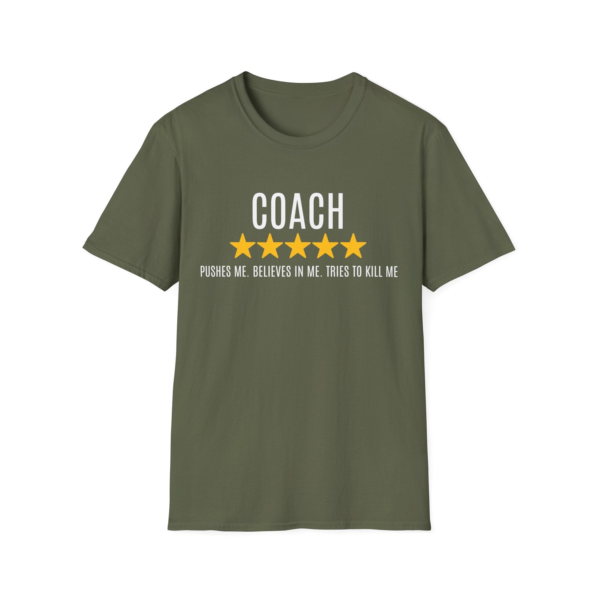 COACH PUSHES ME REVIEW T-SHIRT