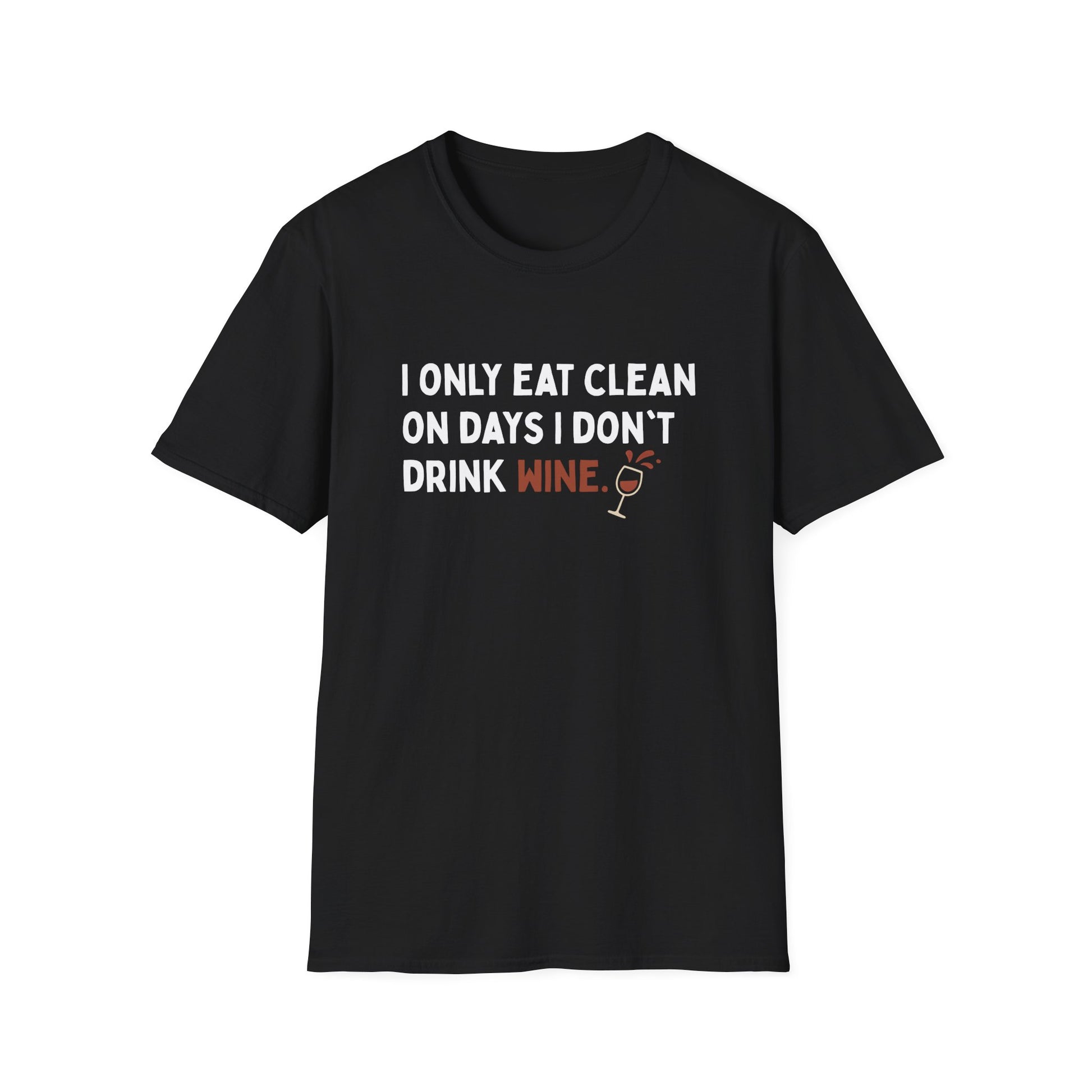 EAT CLEAN DRINK WINE T-SHIRT