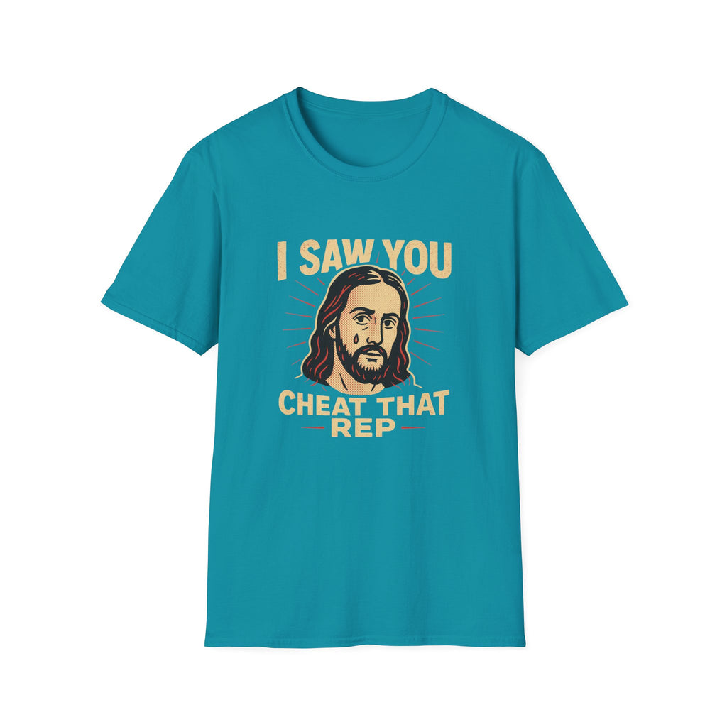 JESUS CHEAT THAT REP T-SHIRT