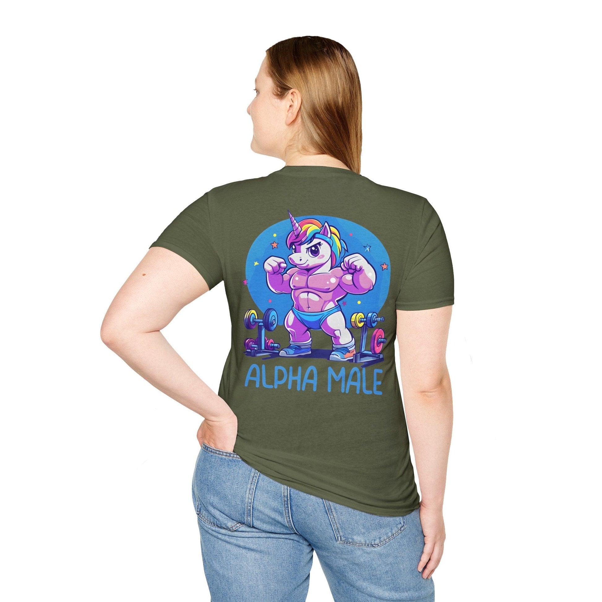 ALPHA MALE BACK T-SHIRT