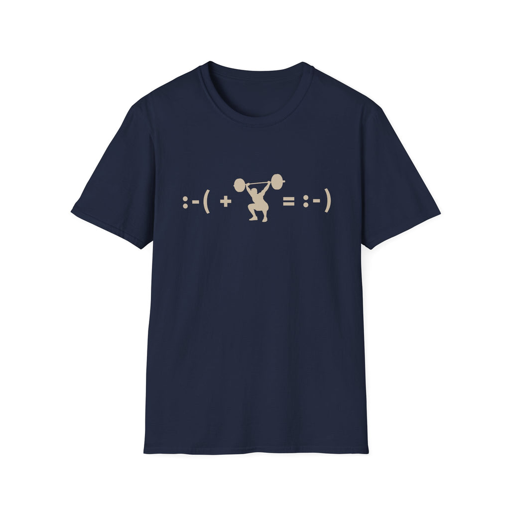MAN LIFTING MATH T-SHIRT