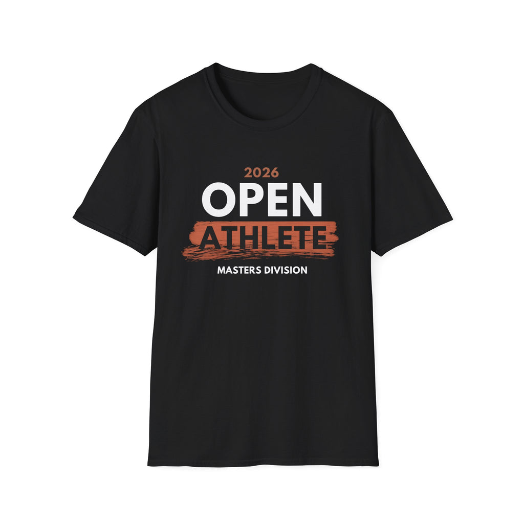 OPEN ATHLETE MASTERS DIVISION RED T-SHIRT