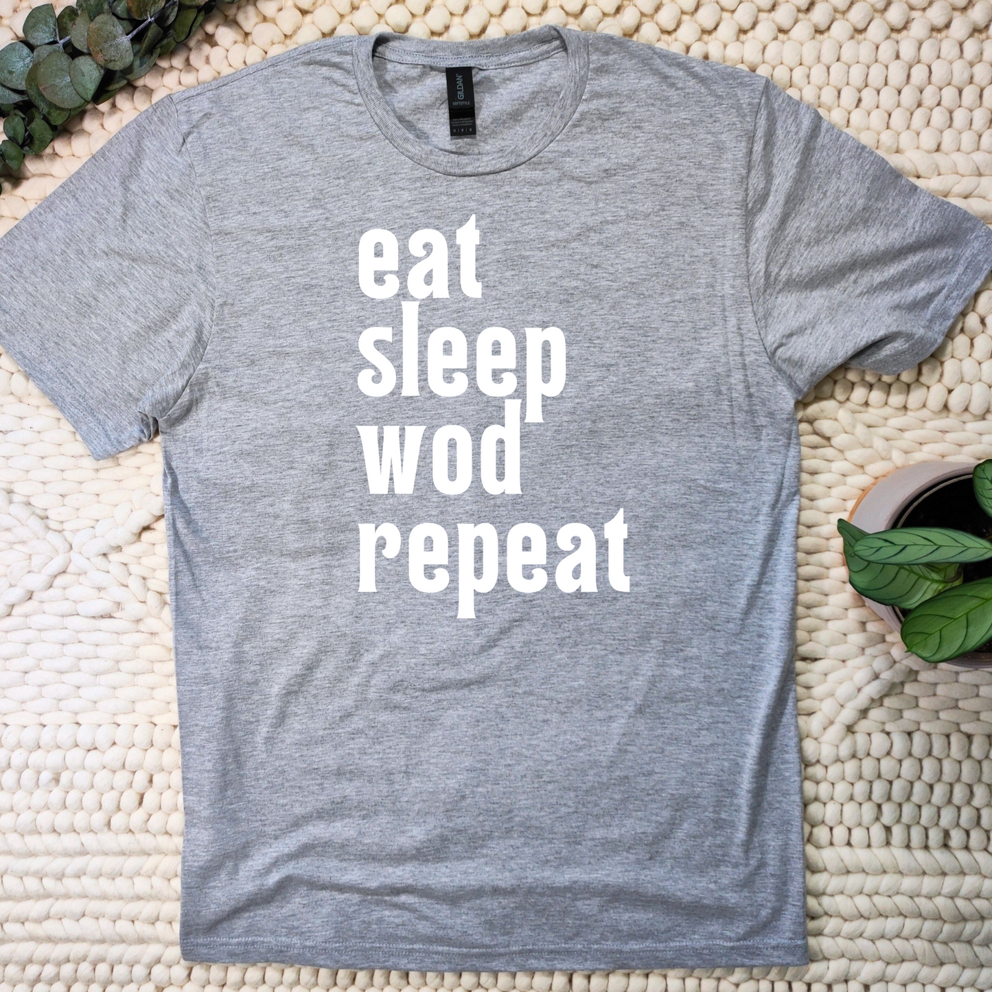 EAT SLEEP WOD REPEAT T-SHIRT