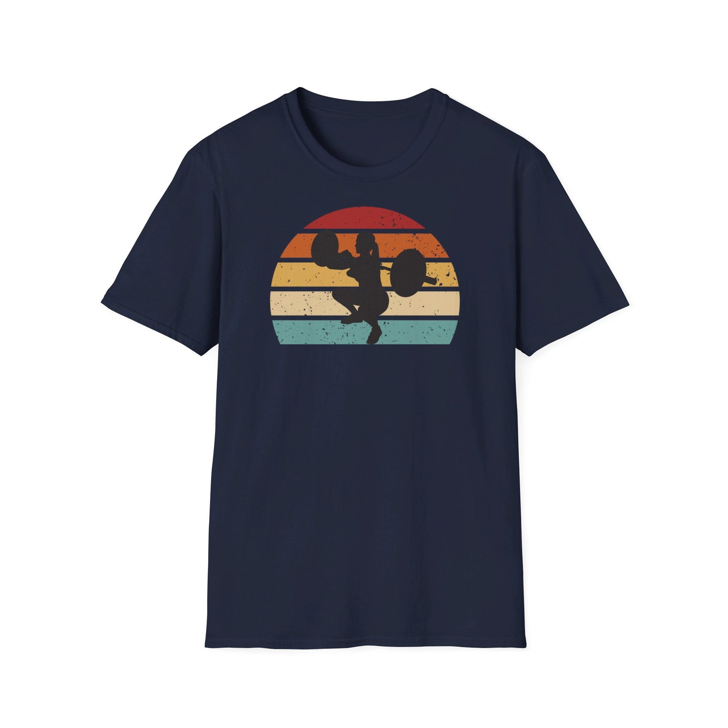 RETRO FRONT SQUAT KVINNA T-SHIRT