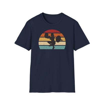 RETRO FRONT SQUAT KVINNA T-SHIRT