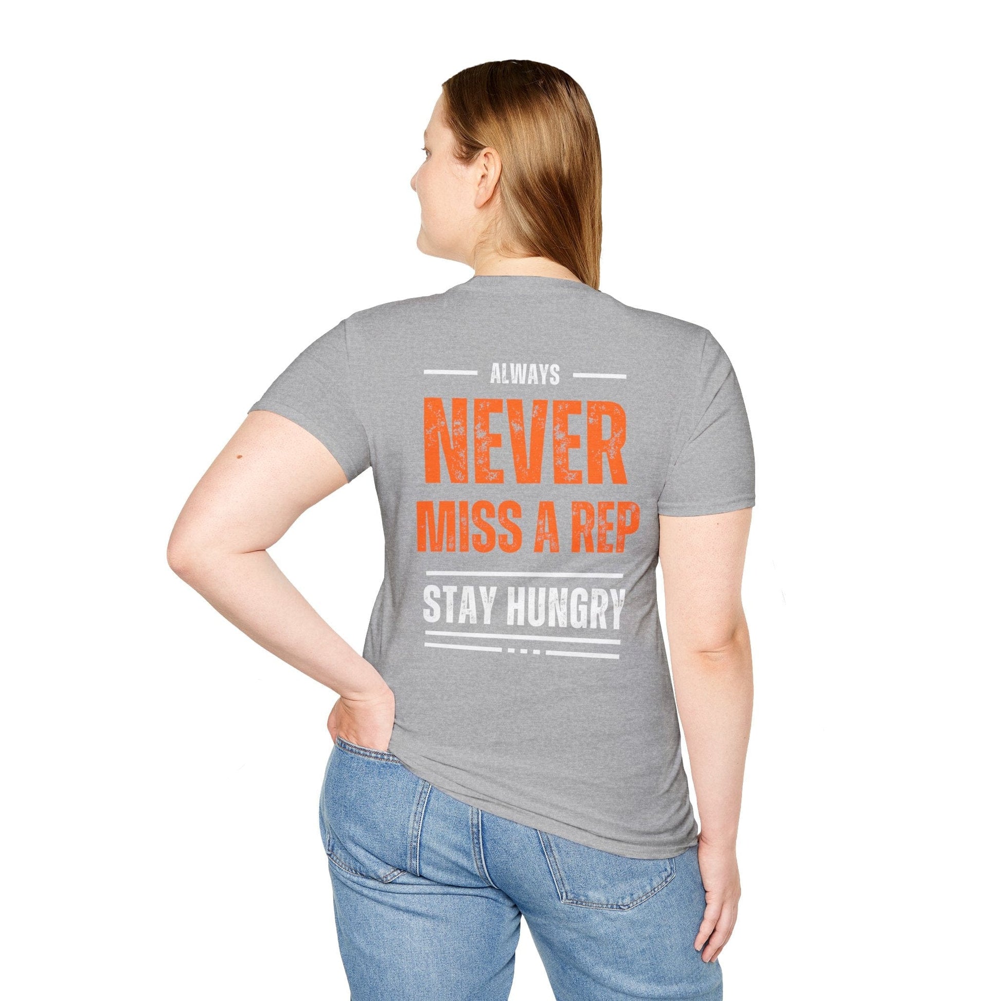 NEVER MISS A REP BACK T-SHIRT