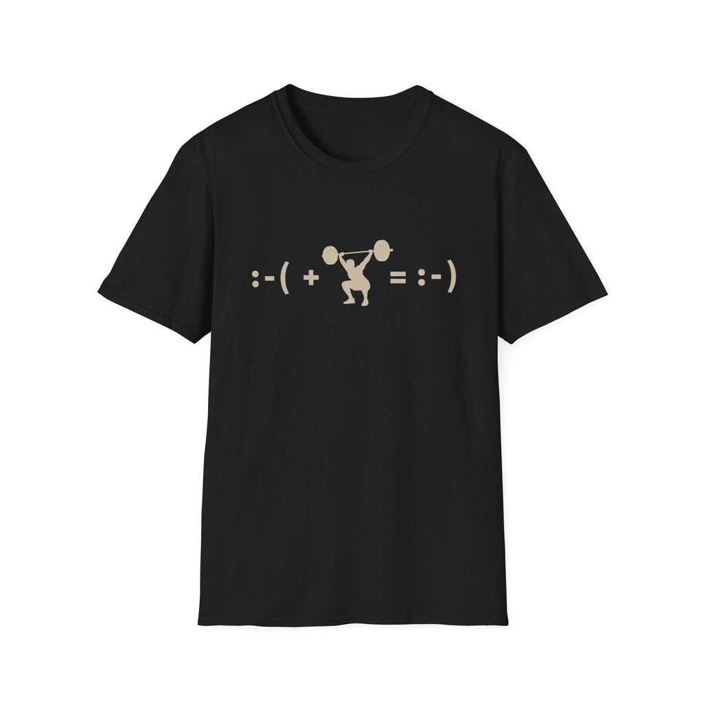 MAN LIFTING MATH T-SHIRT