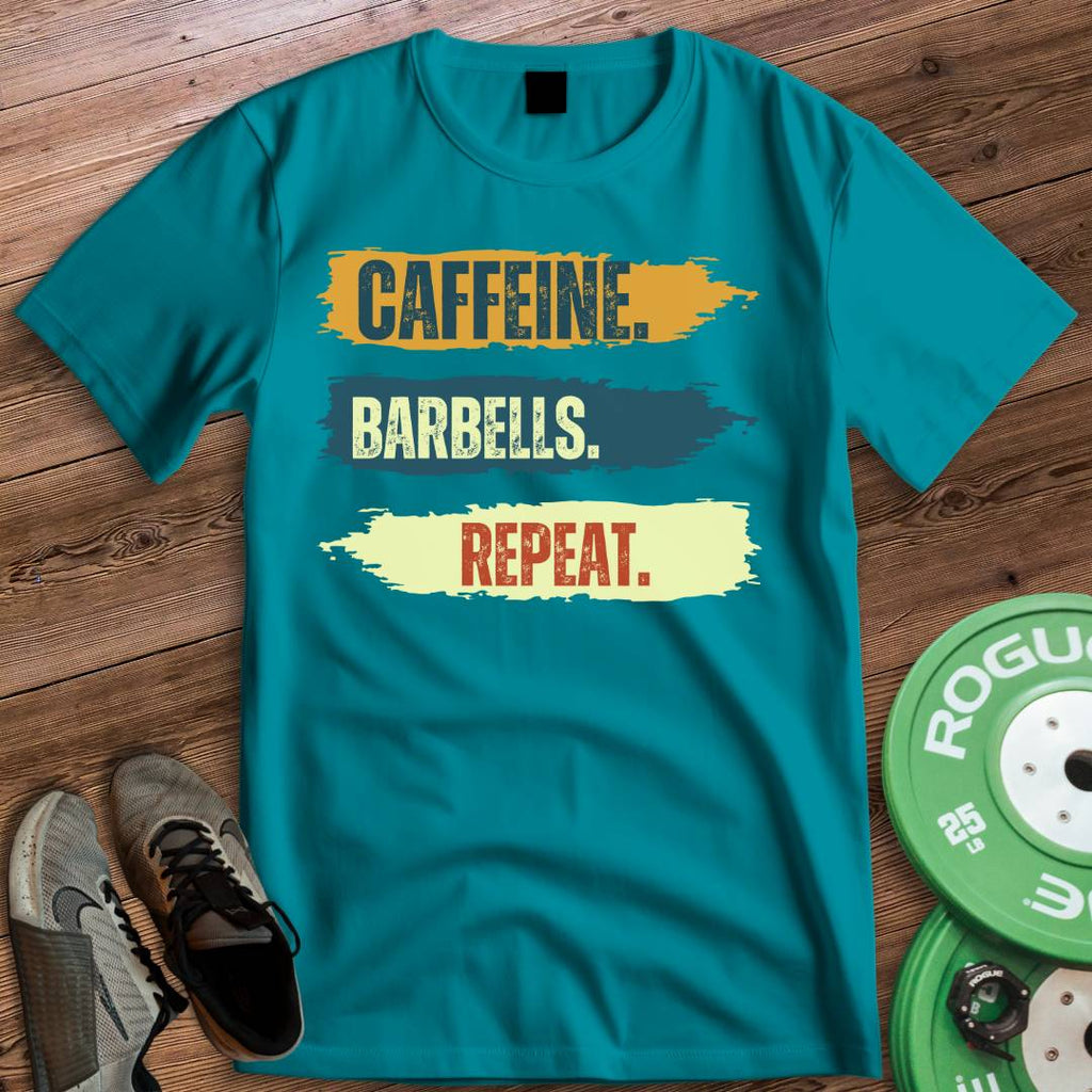 CAFFEINE BARBELLS T-SHIRT