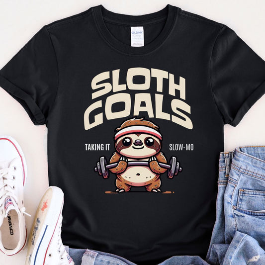 SLOTH GOALS T-SHIRT