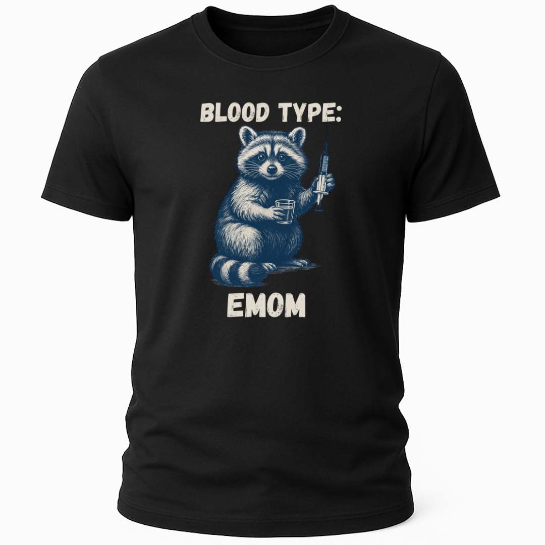 BLOOD TYPE EMOM T-SHIRT