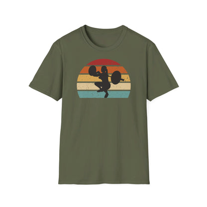 RETRO FRONT SQUAT KVINNA T-SHIRT